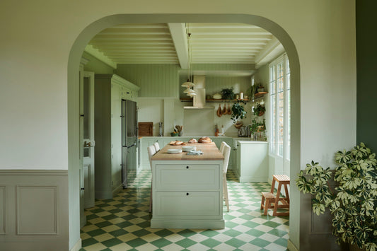 French green nature kitchen 1