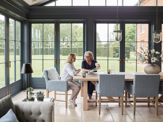 A garden room transformation in a Georgian red-brick house