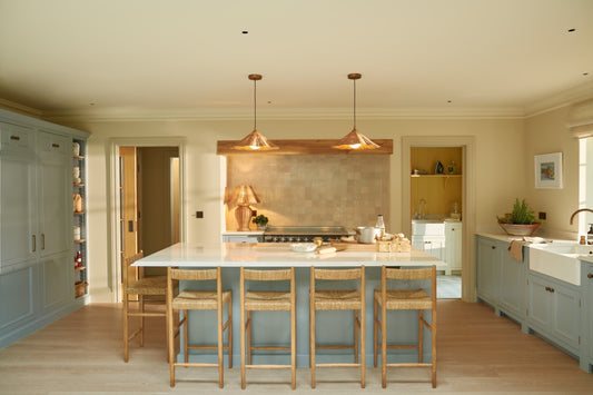 Westbourne Homes, Neptune kitchen in Flax Blue