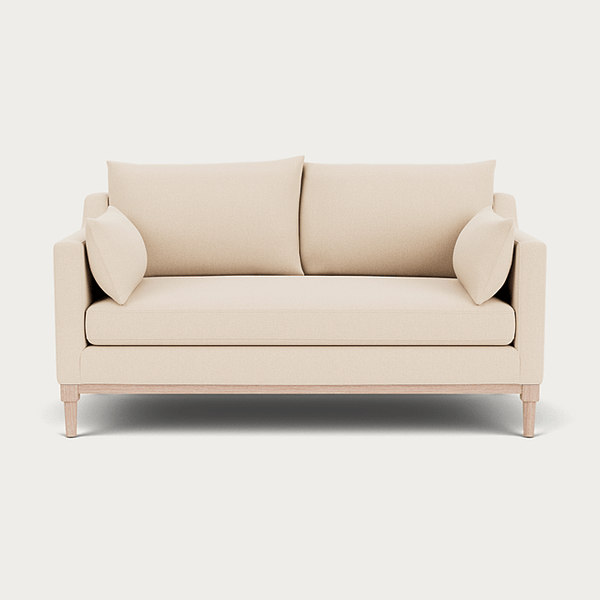 Neptune Sofas Heavyweight Linen Pale Oat Eliza 2 Seater Sofa