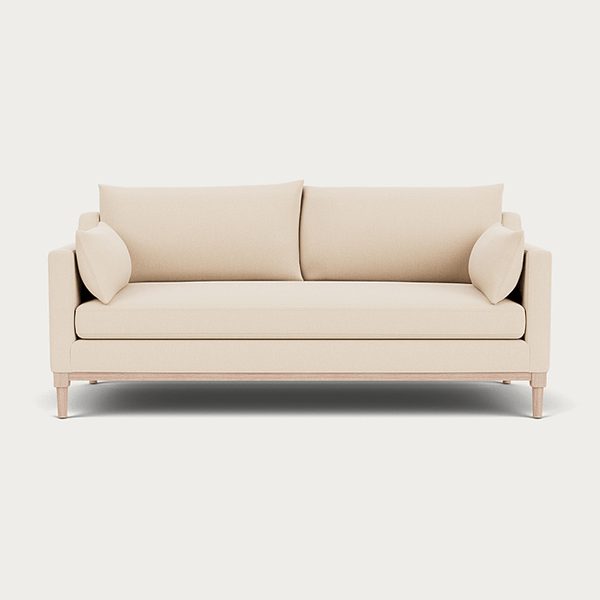 Neptune Sofas Heavyweight Linen Pale Oat Eliza 3 Seater Sofa