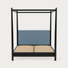 Wardley Super King Four Poster Bed, Warm Black