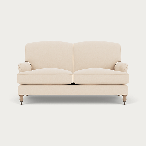 Neptune Furniture_Upholstery_Sofas Heavyweight Linen Pale Oat / Natural Oak Olivia 2 Seater Sofa