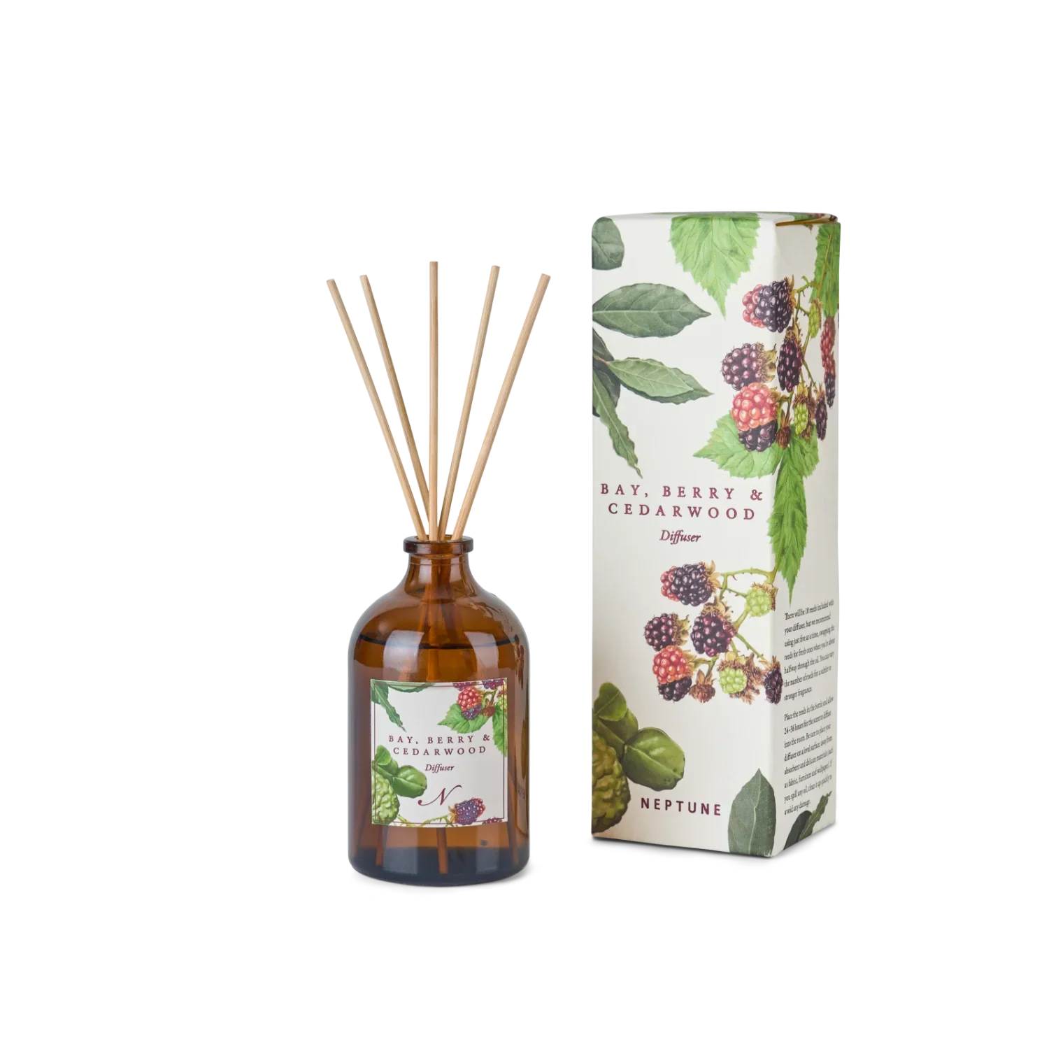Neptune Accessories_Living accessories_Candles & diffusers default Bay, Berry & Cedarwood Reed Diffuser