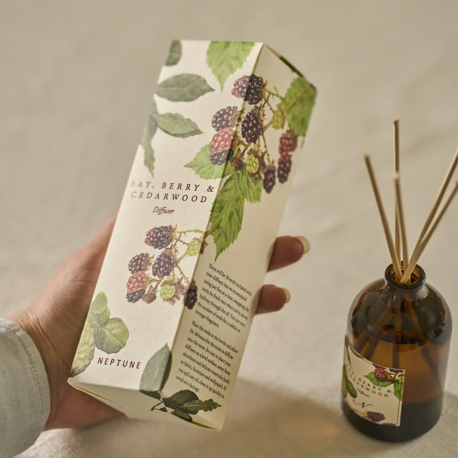 Neptune Accessories_Living accessories_Candles & diffusers default Bay, Berry & Cedarwood Reed Diffuser