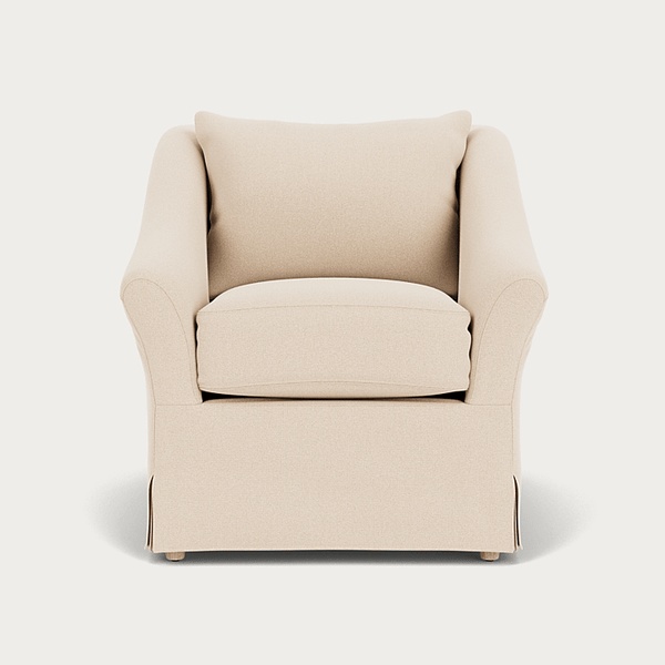 Neptune Armchairs Standard / Heavyweight Linen Pale Oat Long Island Armchair