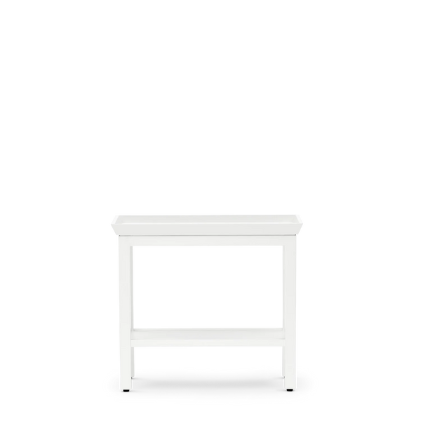 Aldwych Narrow Tray Side Table, Snow