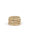Ashdown round coasters, set of 4 on white background