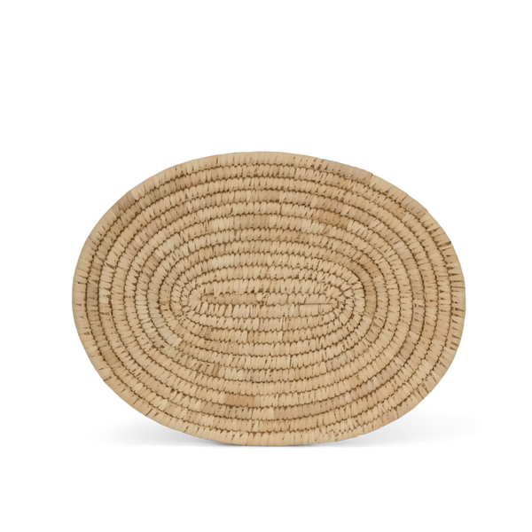 Ashdown round serving mats, set of 2 on white background