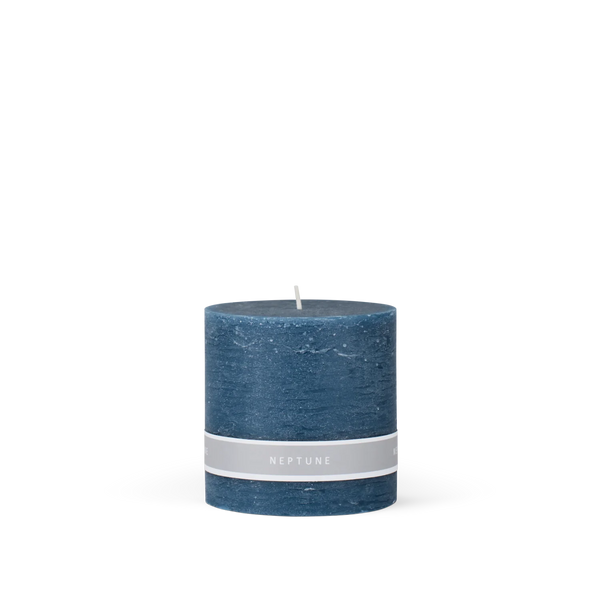 Blyton Pillar Candle, Blakeney Blue