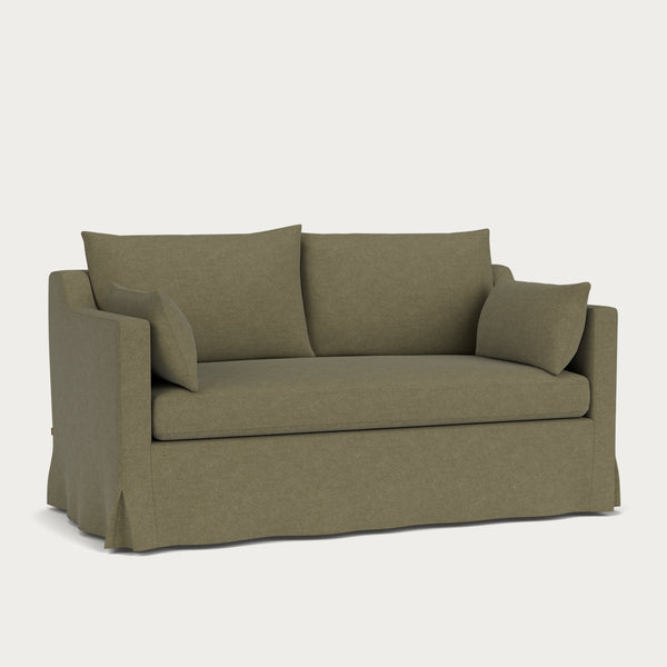 Neptune Sofas Eliza Loose Cover Sofa, Signature Moss