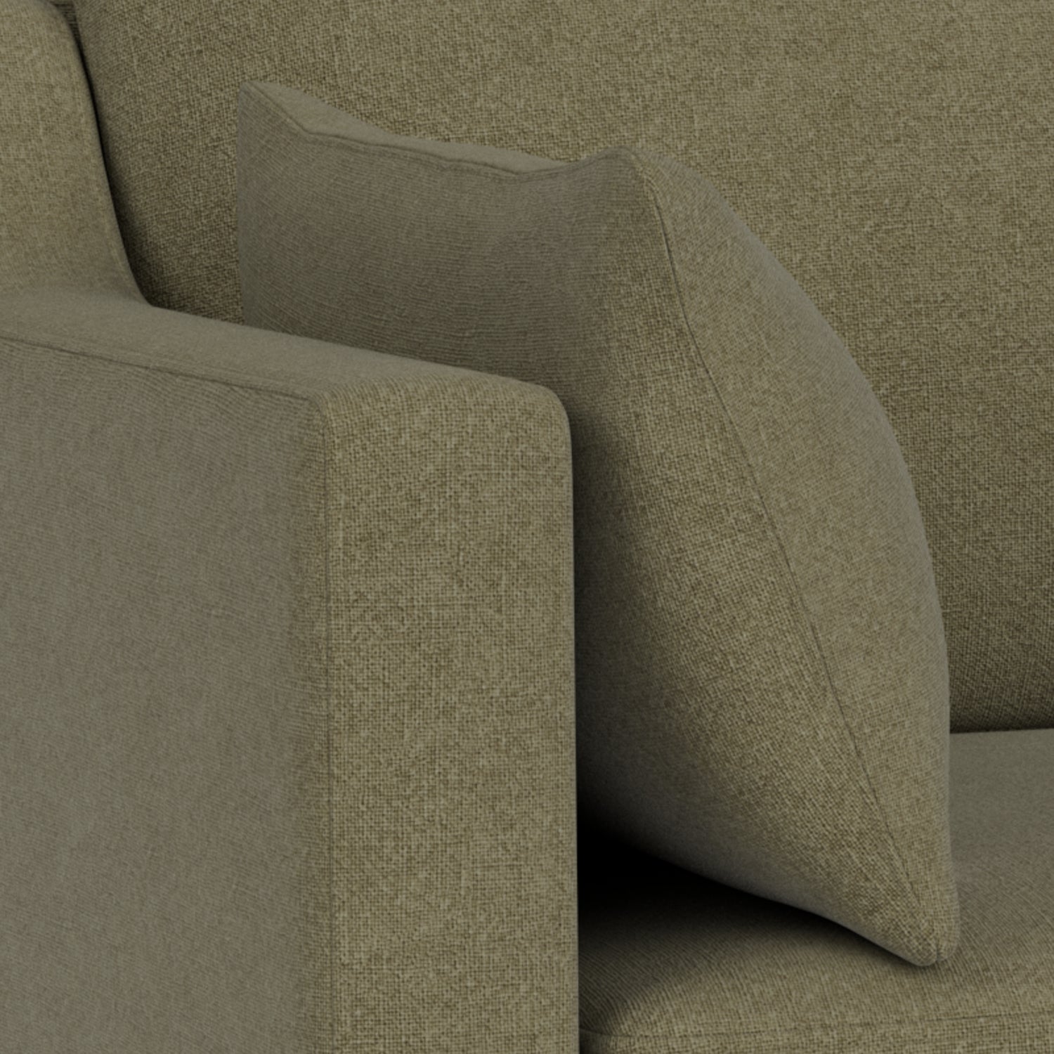 Neptune Sofas Eliza Loose Cover Sofa, Signature Moss