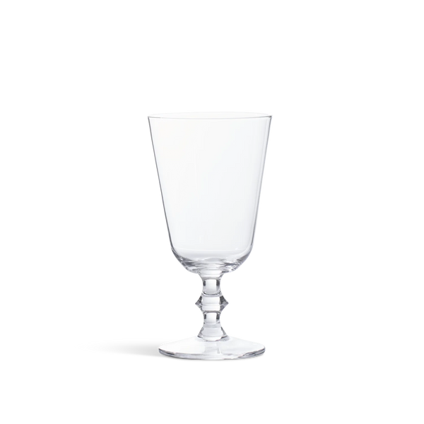 Greenwich wine glass on white background