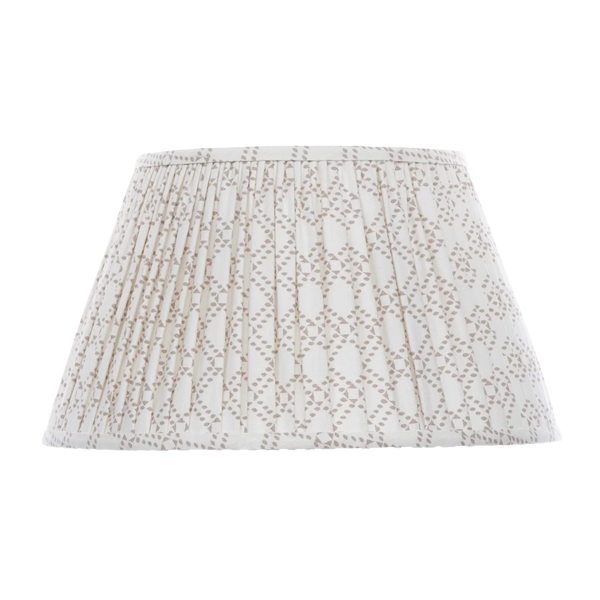 Neptune Accessories_Lighting_Lighting accessories default Henry Gathered 26'' Linen Empire Lampshade, Thea Natural Print