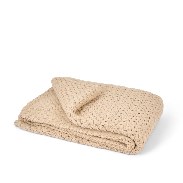 Hetton Throw, Natural Oat