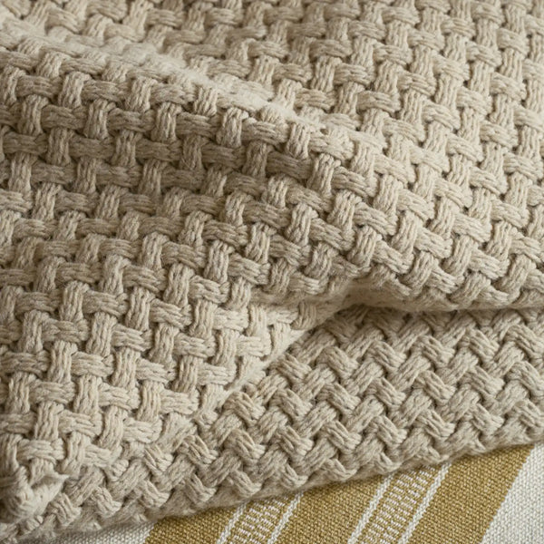 Hetton Throw, Natural Oat