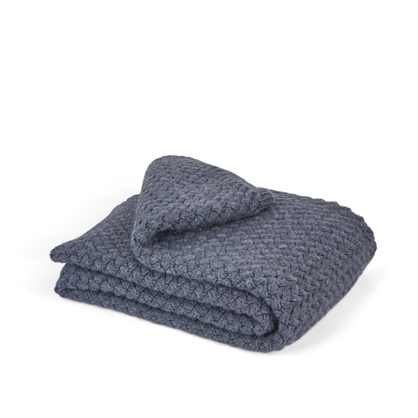 Hetton Throw, Navy