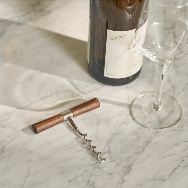 Holland Corkscrew - Stainless Steel & Acacia