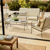 Neptune Garden Sets Cheltenham 4 Seater Garden Lounge Set with Natural Cushions