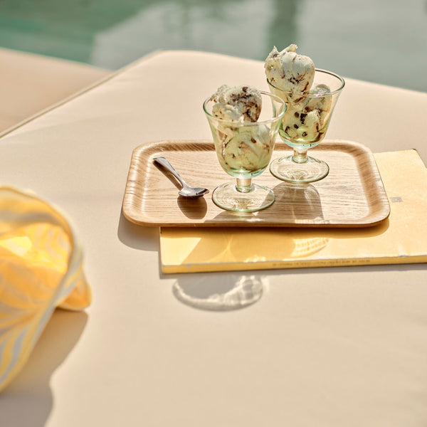 Neptune Glassware Primrose Green Bistro Glass, Set of 4