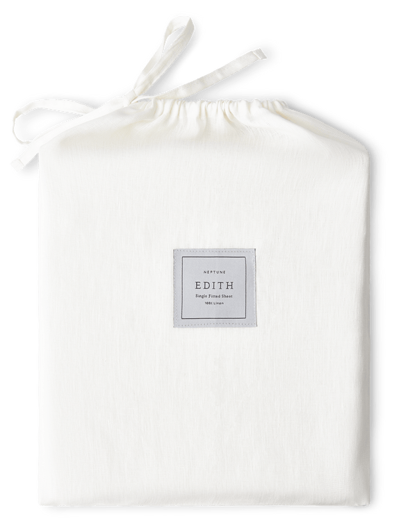 Neptune Decorating_Textiles_Bedding default Edith Single Fitted Sheet