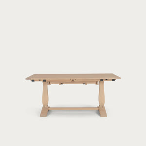 Harrogate 6-10 Seater Extendable Dining Table, Natural Oak