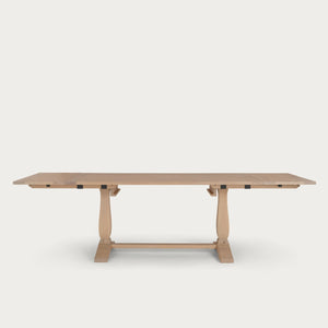 Harrogate 6-10 Seater Extendable Dining Table, Natural Oak