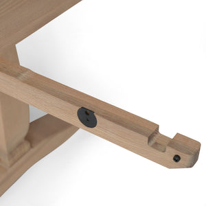 Harrogate 6-10 Seater Extendable Dining Table, Natural Oak