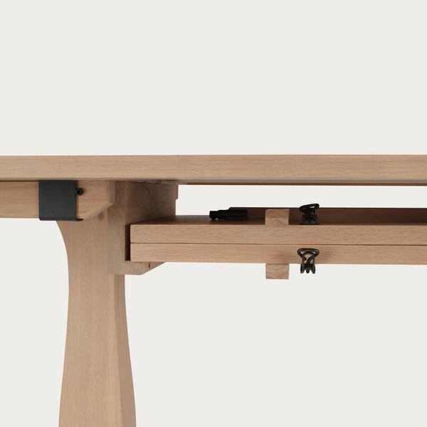 Neptune Tables Harrogate 6-10 Seater Extendable Dining Table, Natural Oak