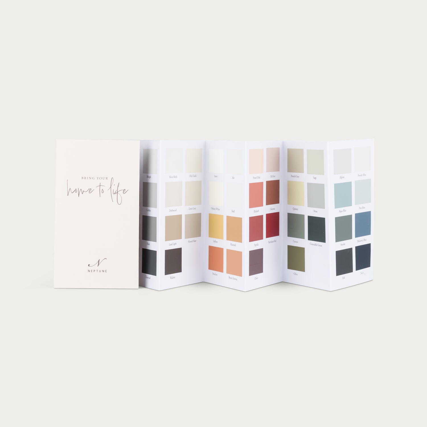 Neptune Paint Cards Signature Paint Card Booklet