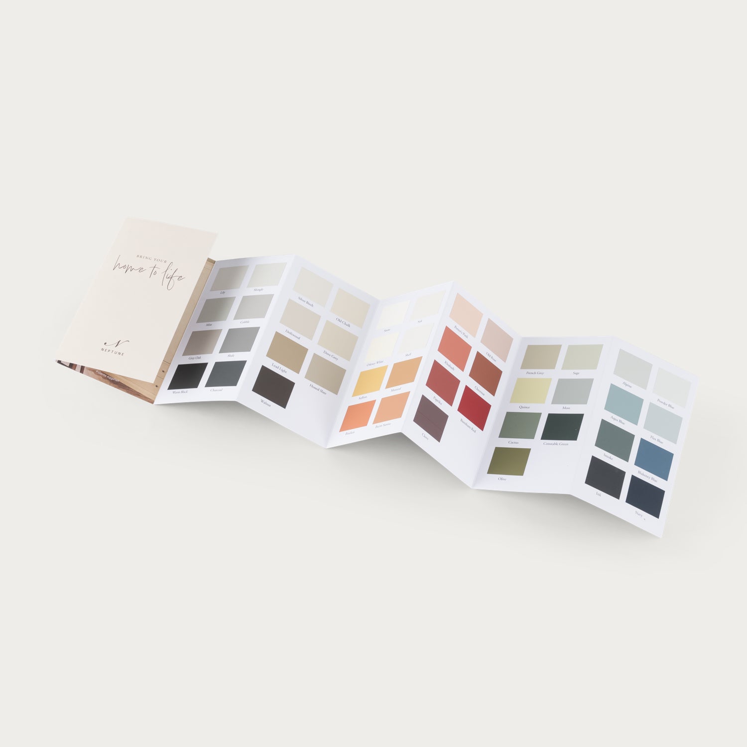 Neptune Paint Cards Signature Paint Card Booklet