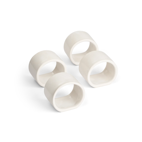 Lenham Napkin Rings, Set of 4 - Ceramic