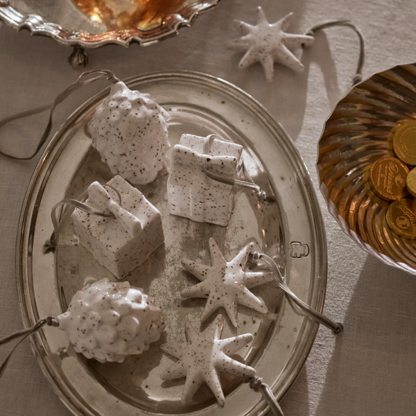 Mirabel Ceramic Star Hanging Decoration