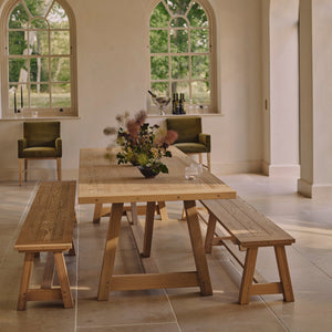 Arundel Rectangular Oak Dining Table – Neptune