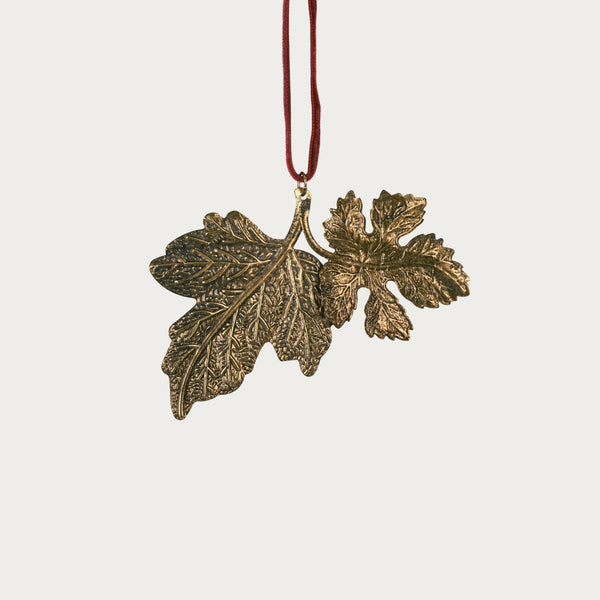 Neptune Seasonal_Christmas_Christmas tree decorations default Ashridge Maple Leaf Hanging Decoration, Bronze