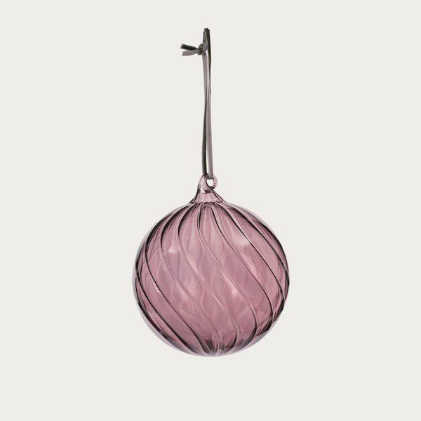 Neptune Seasonal_Christmas_Christmas tree decorations default Avery Large Glass Bauble, Rose - Set of 3