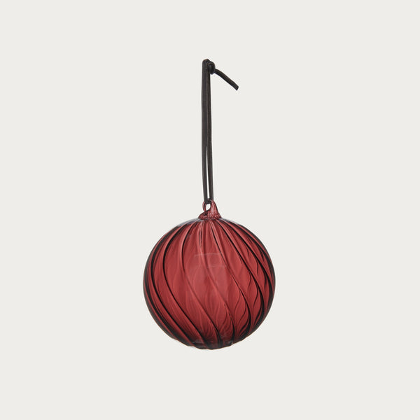 Neptune Seasonal_Christmas_Christmas tree decorations default Avery Small Glass Bauble, Merlot - Set of 6