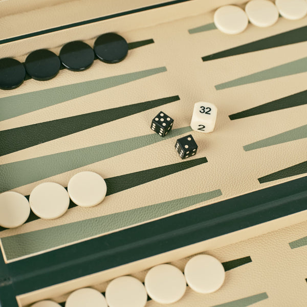 Neptune Accessories_Living accessories_Stationery & books default Neptune Leather Backgammon Set, Constable Green