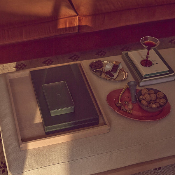 Neptune Accessories_Living accessories_Stationery & books default Neptune Leather Backgammon Set, Constable Green