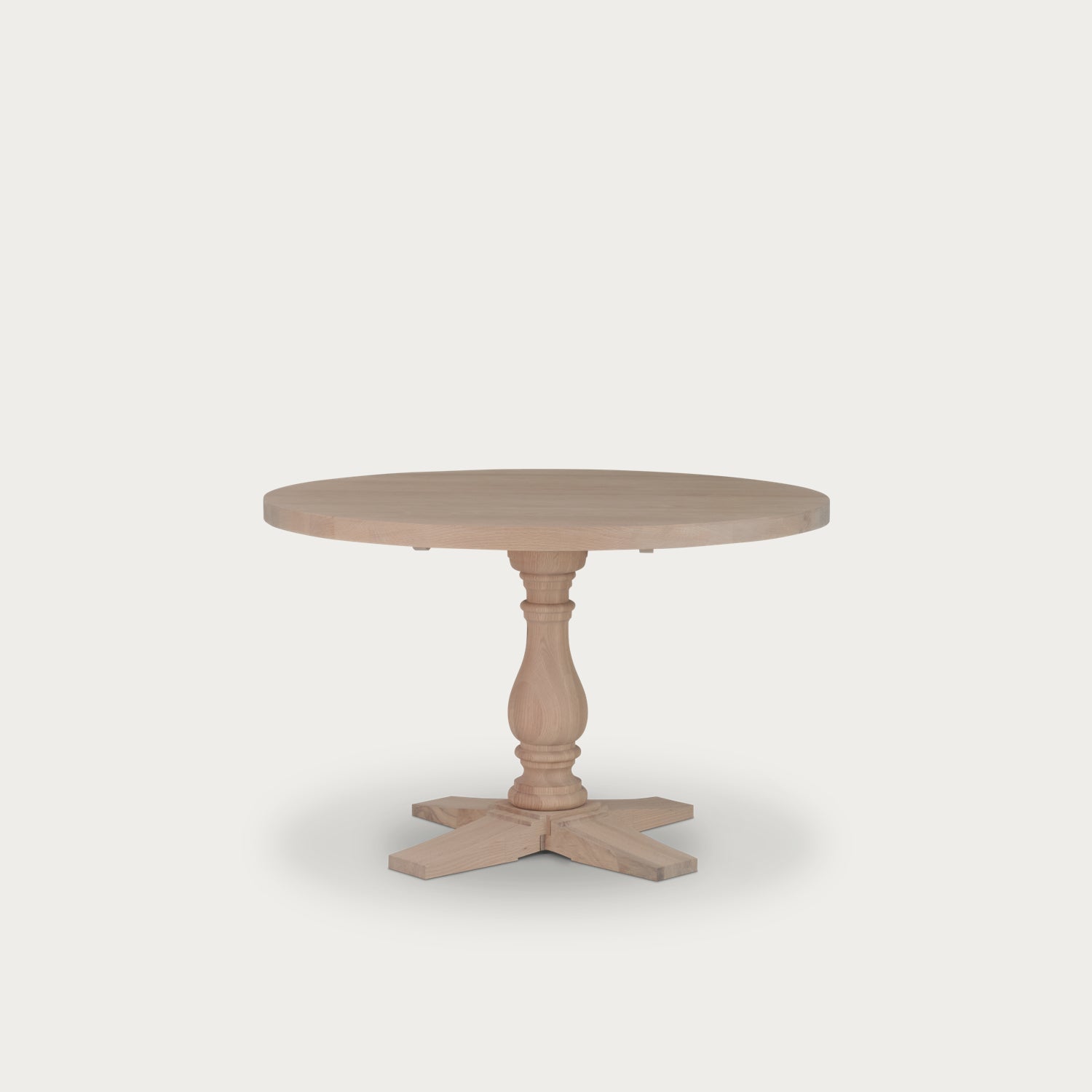 Neptune Tables 4 seater Balmoral Round Dining Table, Natural Oak