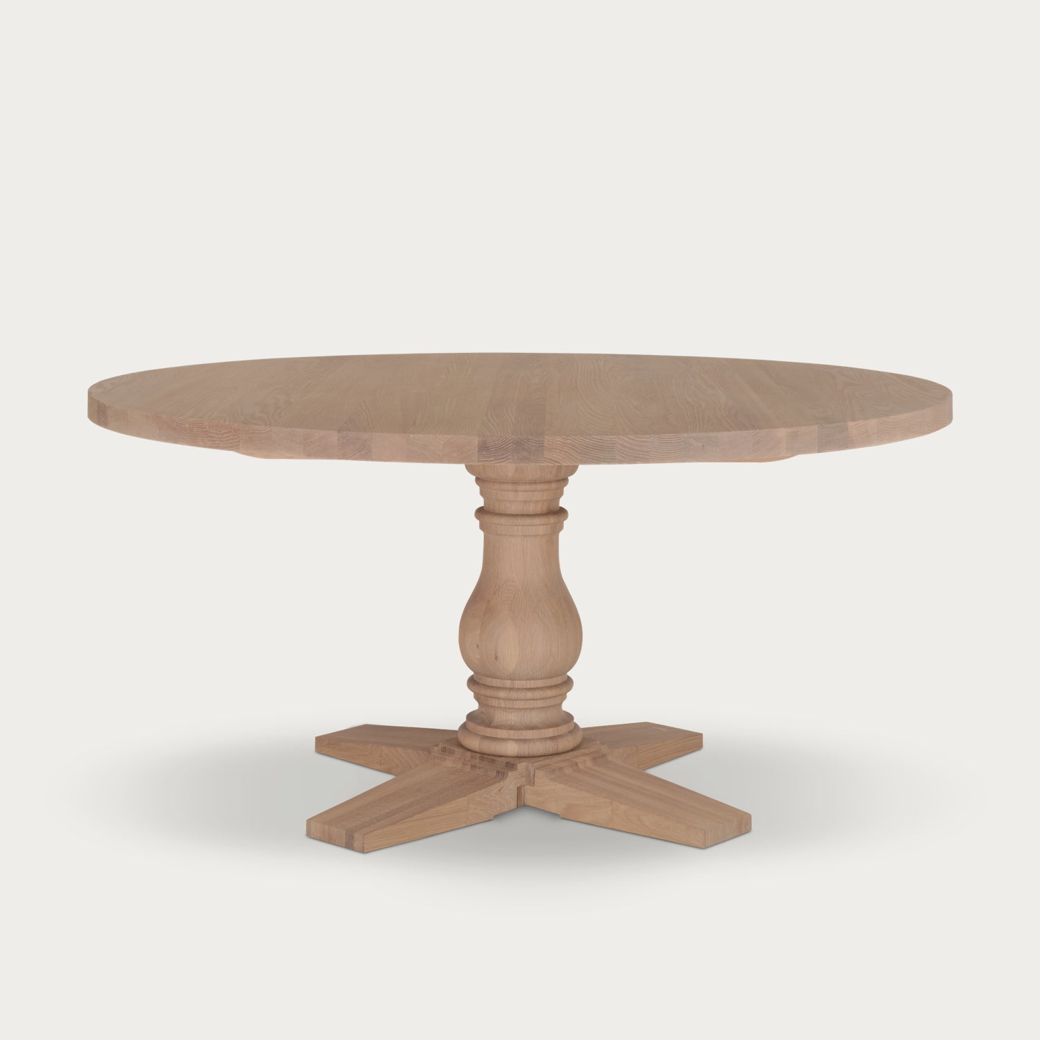 Neptune Tables Balmoral 6 Seater Round Dining Table, Natural Oak