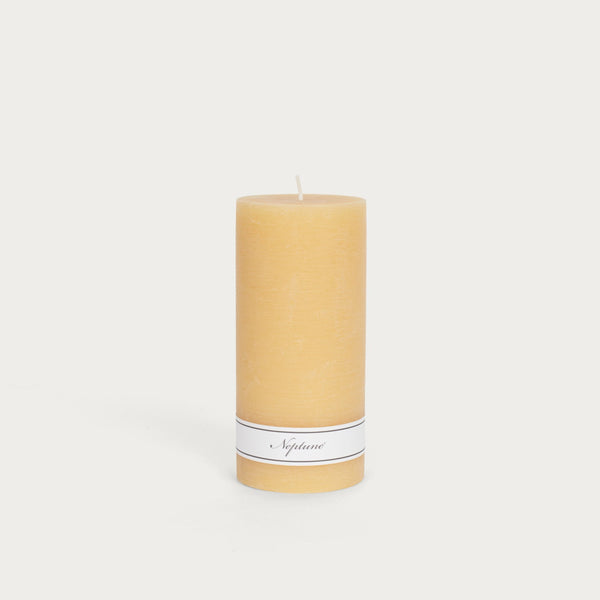Neptune Candles Blyton Pillar Candle, Saffron