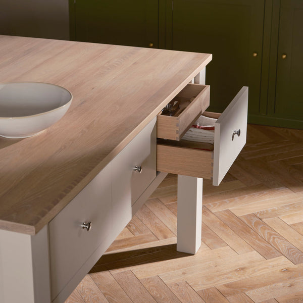 Neptune Kitchen_Kitchen furniture_Kitchen free standing Charlecote Large Kitchen Island with Oak Top, 164cm