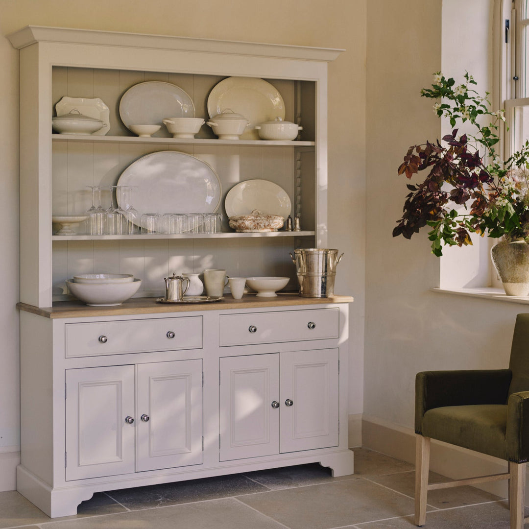 Chawton Low Open Dresser, Painted – Neptune