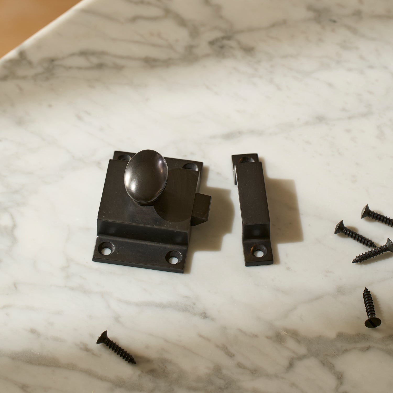 Neptune Furniture_Hardware_Handles & hardware Black Bronze Cullum Twist Knob, Set of 2