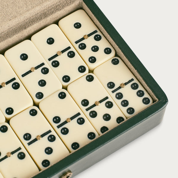 Neptune Accessories_Living accessories_Stationery & books default Neptune Leather Dominoes Set, Constable Green