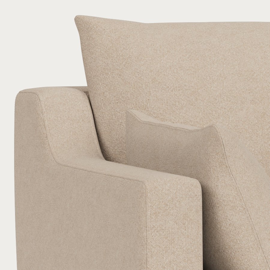 Neptune Sofas Eliza Loose Cover Sofa, Signature Calico