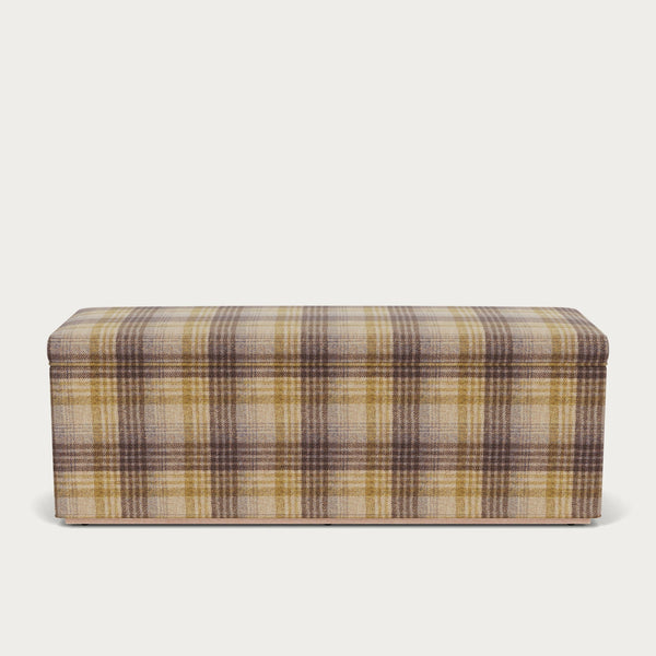 Eloise Ottoman, HARRIS TWEED Fig