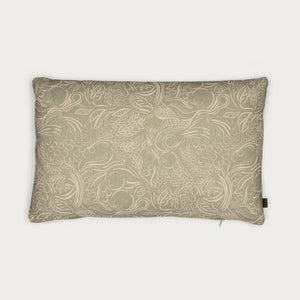 Grace Bolster Cushion, Odette Printed Linen Alpine – Neptune
