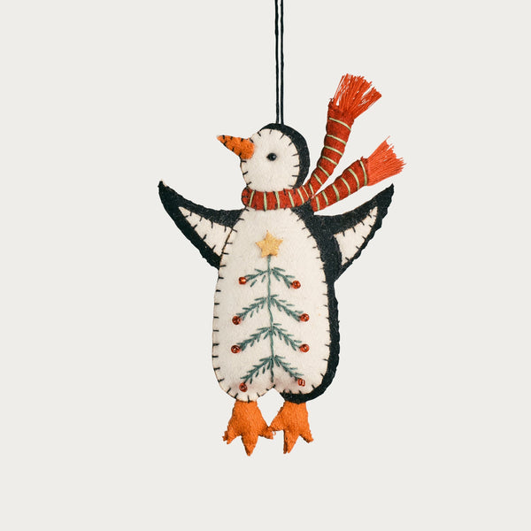 Neptune Seasonal_Christmas_Christmas tree decorations default Haydon Felt Penguin Bauble Hanging Decoration
